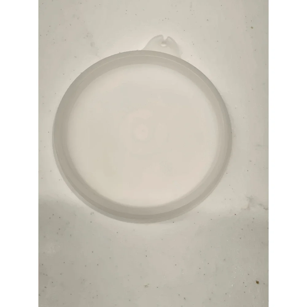 Tupperware Replacement Seal Lid‎ 733-4 Translucent White Round Tabbed Lid